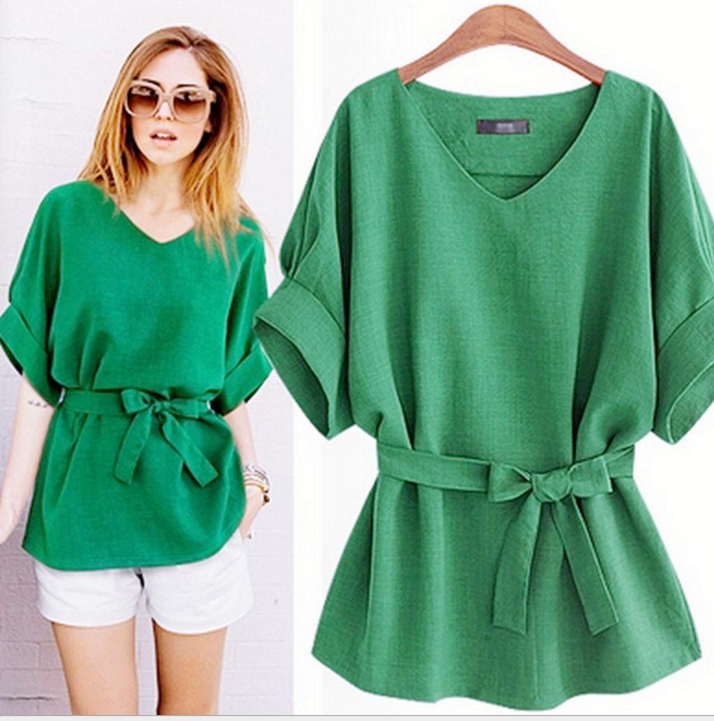 Linen Season Belted Tunic