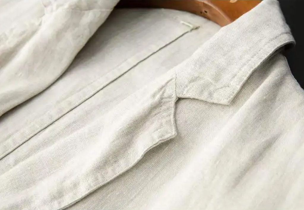 Men's Cotton-Linen Casual Suit Loose Fit Style