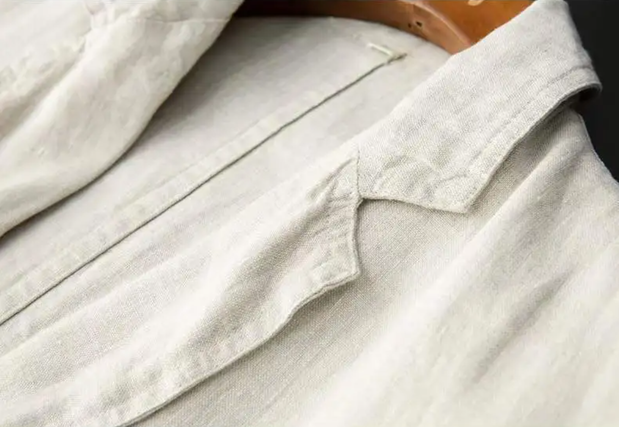 Men's Cotton-Linen Casual Suit Loose Fit Style