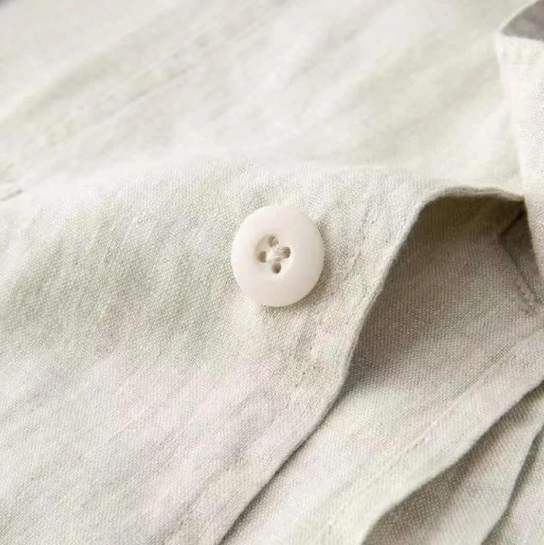 Men's Cotton-Linen Casual Suit Loose Fit Style