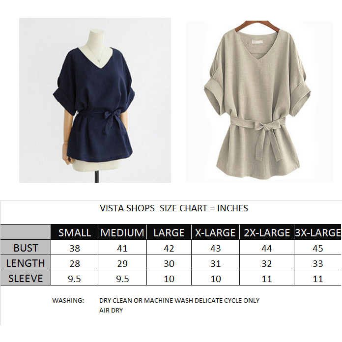 Linen Season Belted Tunic